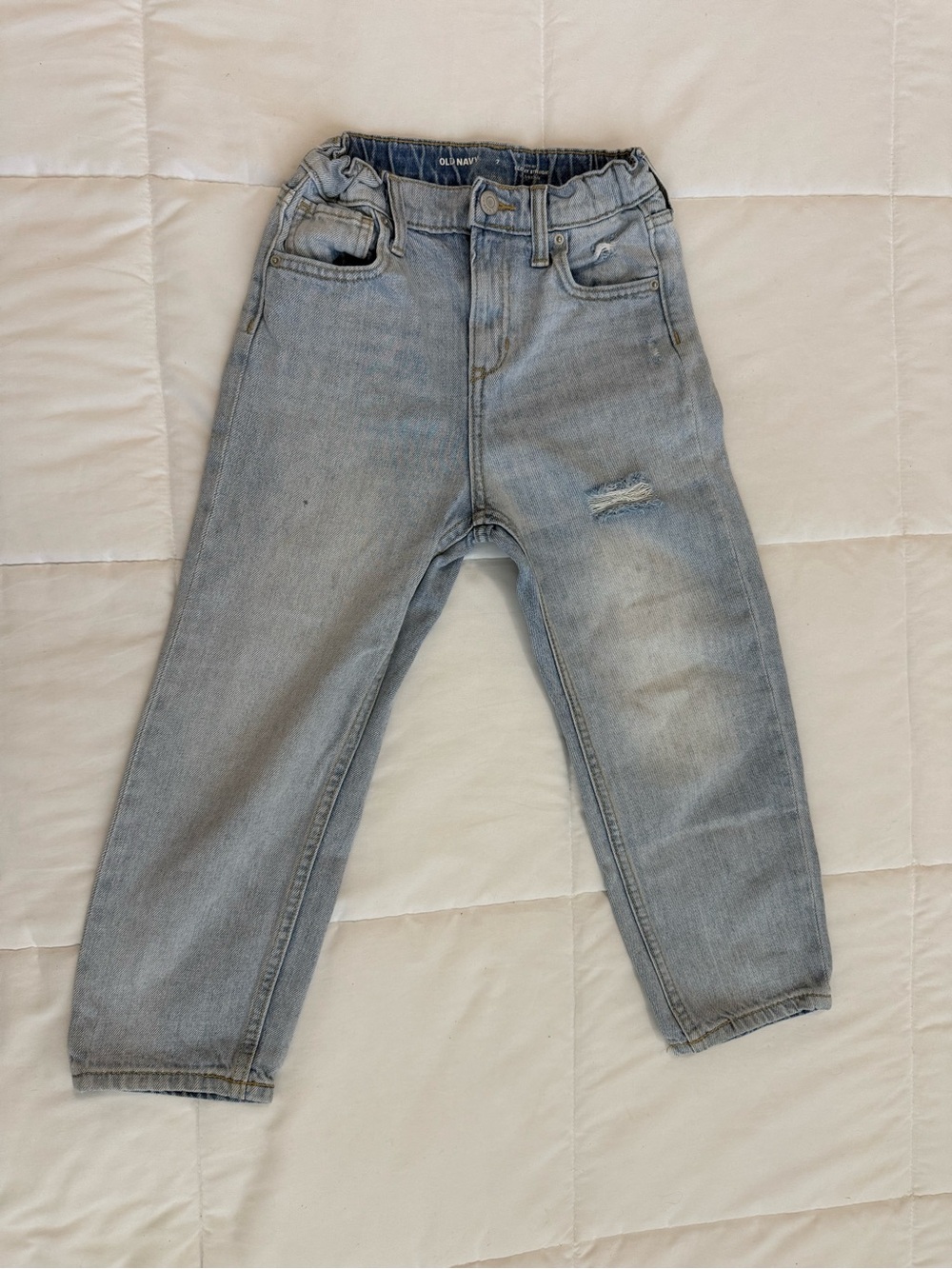 Old Navy High-Rise Slouchy Straight Built-In-Tough kids jeans